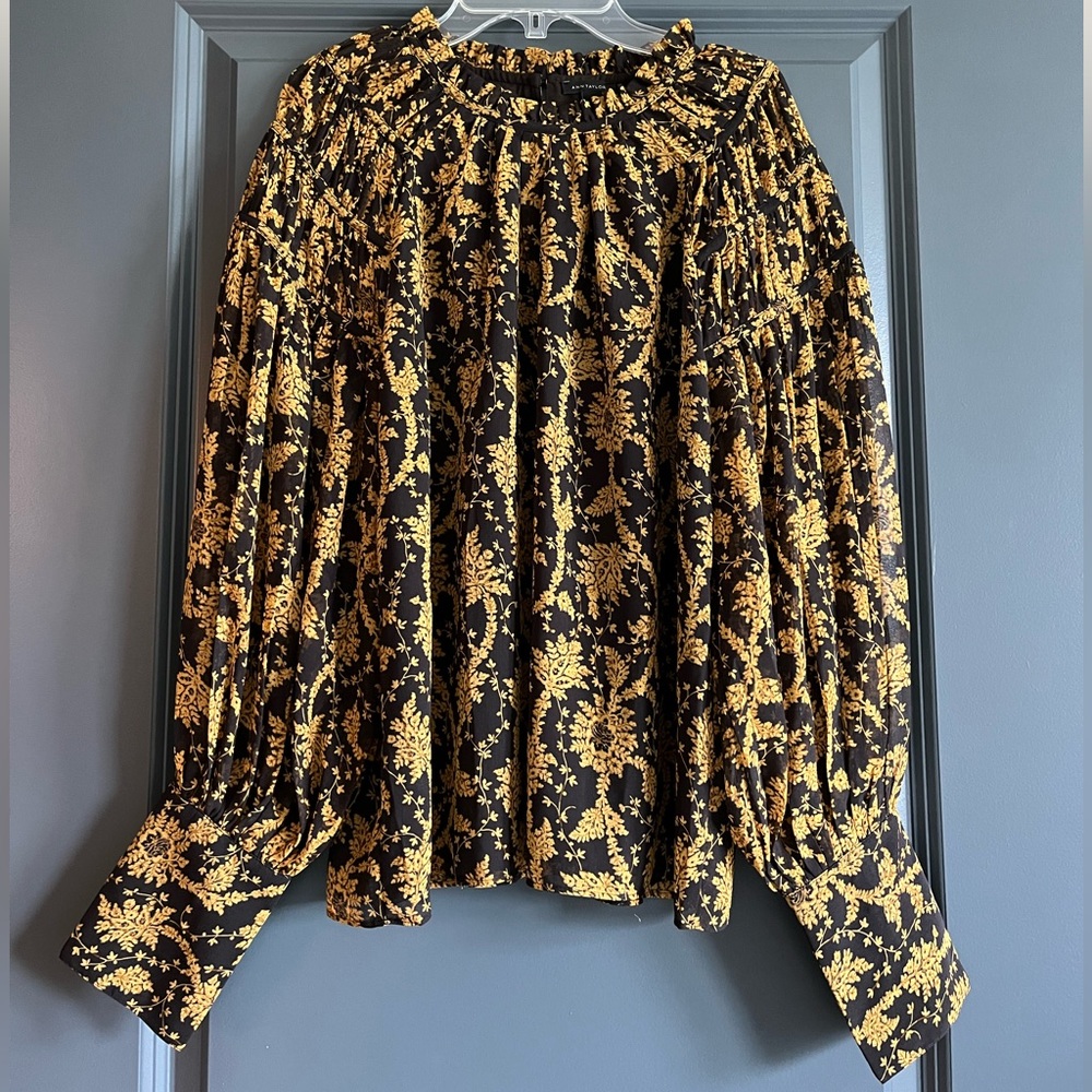 Ann Taylor Patterned Top - image 1